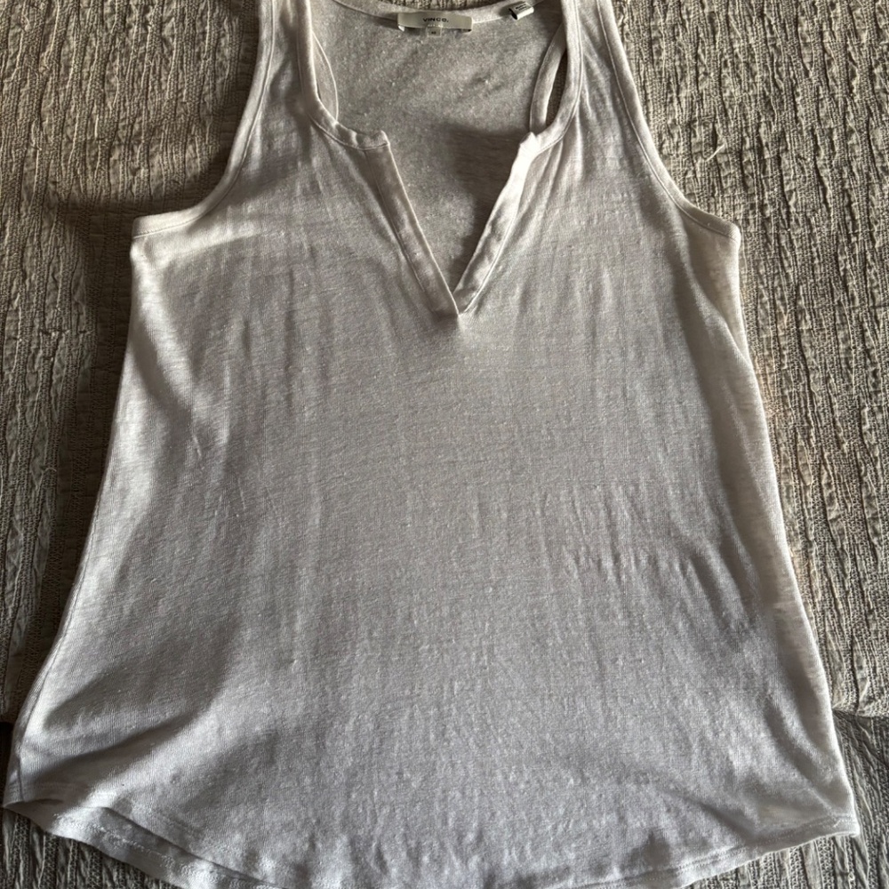 Linen Tank Top - Picture 7 of 8